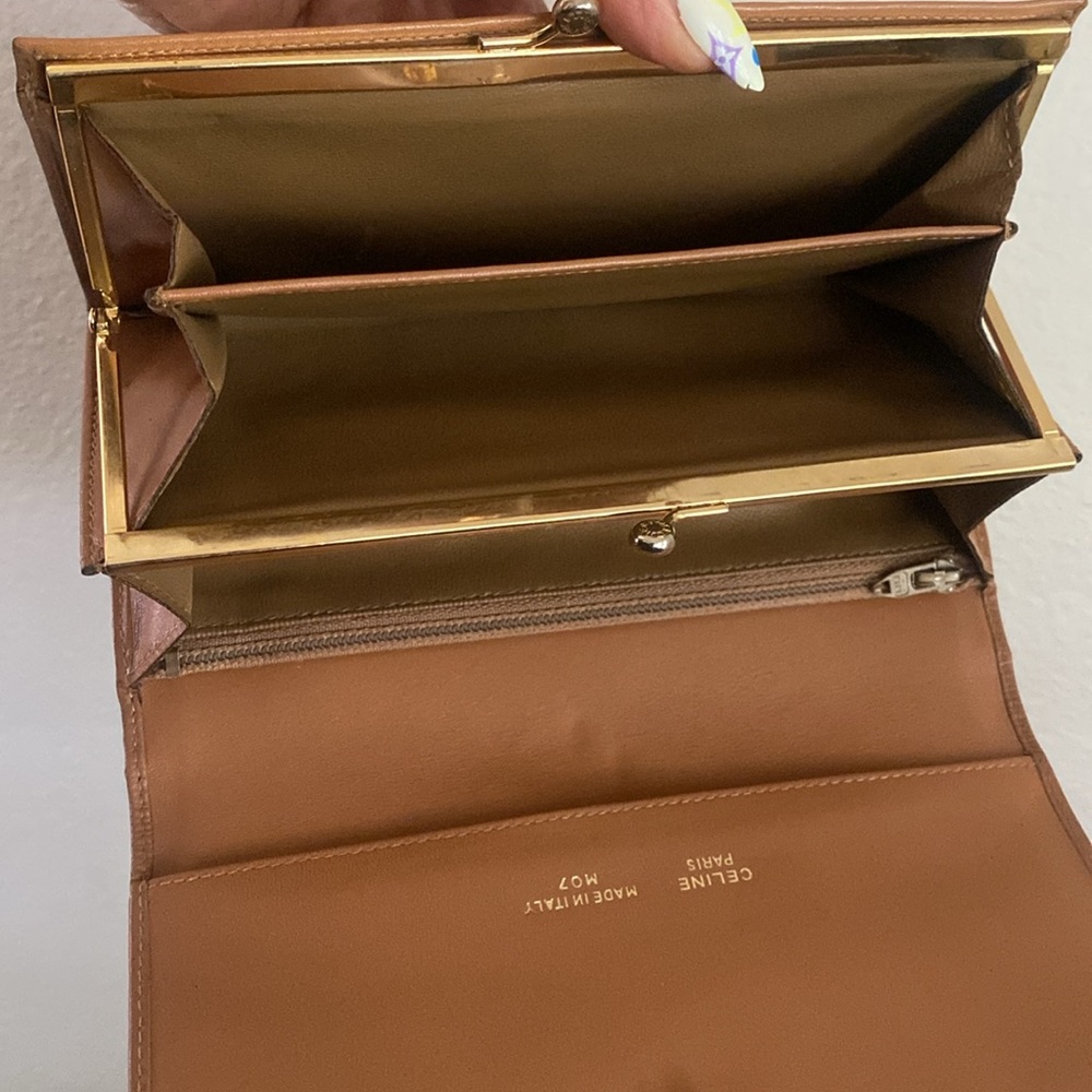CELINE bifold kiss lock Wallet - Picture 10 of 13